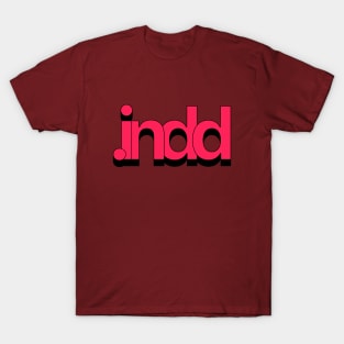 Indesign Extension .indd T-Shirt